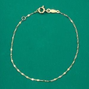 Catbird Yellow Gold Tinsel Bracelet 6-6.5”
